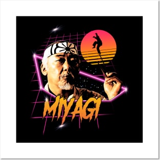 Miyagi retro Posters and Art